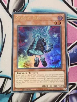 Spright Blue BLTR-EN075 Ultra Rare 1st Edition YuGiOh Card - Image 1