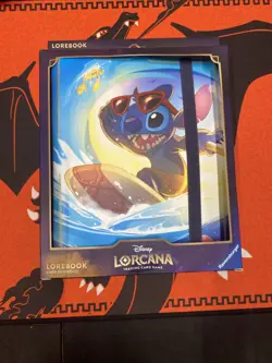 Disney Lorcana Card Book Portfolio Binder Stitch LoreBook Folder NEW - Image 1