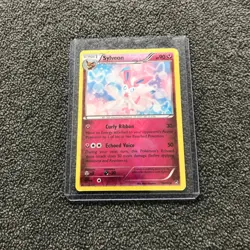 CRACKED ICE Sylveon 72/111 - HOLO VARIANT XY Furious Fists Pokemon Card - Image 1