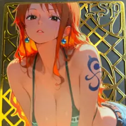 Goddess Story Gold METAL Card - Maiden Party Serial Number #100/100! Nami Anime - Image 2