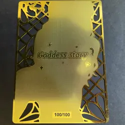 Goddess Story Gold METAL Card - Maiden Party Serial Number #100/100! Nami Anime - Image 5