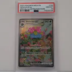 Venusaur ex 198/165 Scarlet & Violet 151 2023 PSA 10 Pokemon Card - Image 1