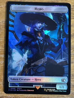 MTG Final Fantasy Token, Hero 0006 / Robot Warrior 0012 - Foil - Image 1