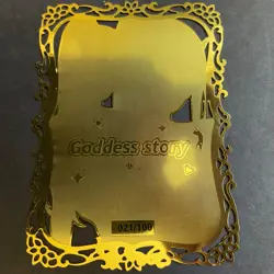Goddess Story Gold METAL Card - Maiden Party Serial Number #021/100 - Zero Two 2 - Image 5