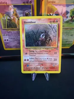 Pokemon TCG Card English Neo Discovery Houndour 5/75 Holo Rare - Image 1