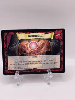 HARRY POTTER TCG BASE SET PROMO CARD REMEMBRALL - Image 1