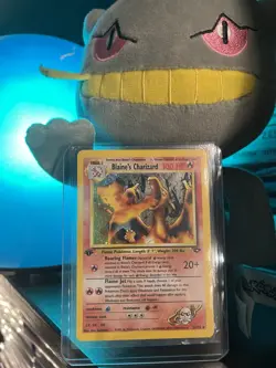 Pokemon TCG Blaine's Charizard Gym Challenge Holo Card 2/132 1st Edition Rare - Image 1