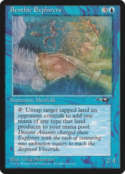 Benthic Explorers X (4) Alliances MTG Excellent/Near Mint C24 4RCards - Image 1