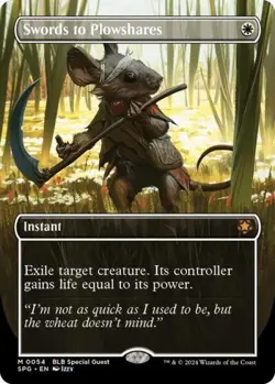 MTG English Swords to Plowshare (Borderless) NM Normal Special Guests - Image 1