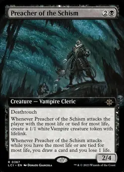 Preacher of the Schism - Extended Art LCI NM MTG - Image 1