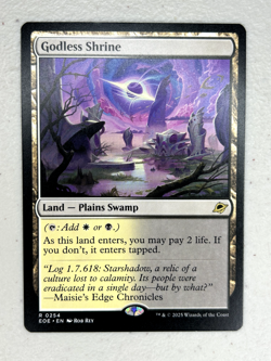 MTG | Godless Shrine | Edge of Eternities | Near Mint (Rare) - Image 1