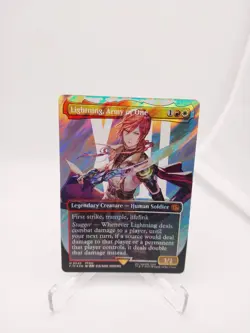 Lightning Army Of One (Borderless) (Surge Foil) - FINAL FANTASY MTG 0545 - Image 1