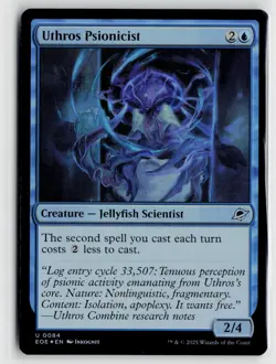 MTG Edge Of Eternities Uthros Psionicist Foil x1 NM - Image 1