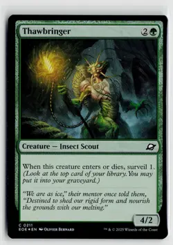MTG Edge Of Eternities Thawbringer Foil x1 NM - Image 1