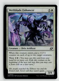 MTG Edge Of Eternities Weftblade Enhancer Foil x1 NM - Image 1