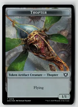 MTG Edge Of Eternities Beast // Thopter Token Foil x1 NM - Image 2
