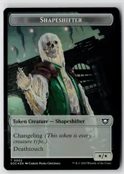 MTG Edge Of Eternities Golem // Shapeshifter Token Foil x1 NM - Image 2