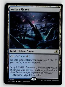 MTG Edge Of Eternities Watery Grave 261 Foil x1 NM - Image 1