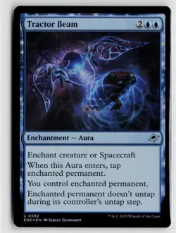 MTG Edge Of Eternities Tractor Beam Foil x1 NM - Image 1