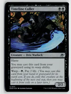 MTG Edge Of Eternities Timeline Culler Foil x1 NM - Image 1