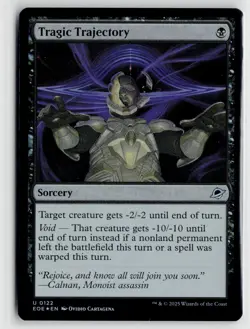 MTG Edge Of Eternities Tragic Trajectory Foil x1 NM - Image 1
