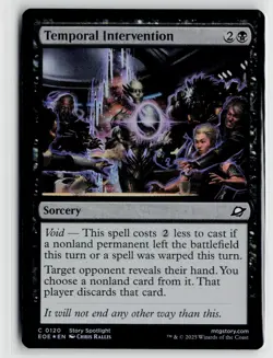 MTG Edge Of Eternities Temporal Intervention Foil x1 NM - Image 1