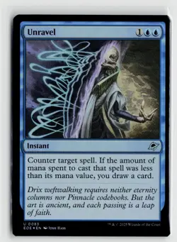 MTG Edge Of Eternities Unravel Foil x1 NM - Image 1