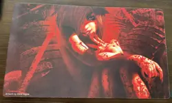 MtG: Magic the Gathering Steve Argyle Bloodspeaker Playmat *SIGNED* - Image 1
