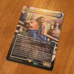Sokrates, Athenian Teacher, NM/Mint Serialized #187/500 Assassin’s Creed MTG 187 - Image 2