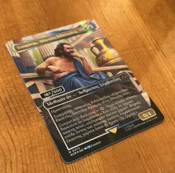 Sokrates, Athenian Teacher, NM/Mint Serialized #187/500 Assassin’s Creed MTG 187 - Image 3