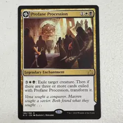 Magic The Gathering PROFANE PROCESSION / TOMB OF DUSK ROSE 166/196 Rare RIX MTG - Image 1