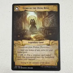 Magic The Gathering PROFANE PROCESSION / TOMB OF DUSK ROSE 166/196 Rare RIX MTG - Image 2