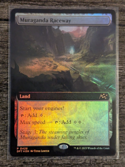 MTG: Muraganda Raceway (426) (Aetherdrift) FOIL EXTENDED ART Rare - Image 1