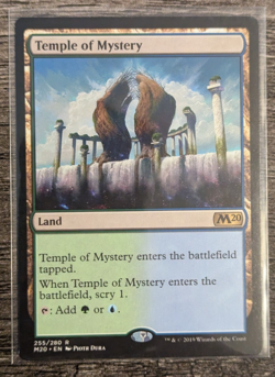 MTG: Temple of Mystery (Core Set 2020)(RARE) - Image 1