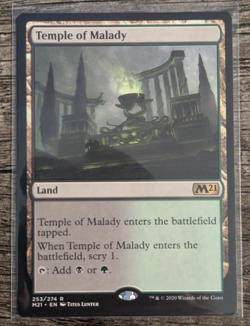 MTG: Temple of Malady (Core Set 2021)(RARE) - Image 1