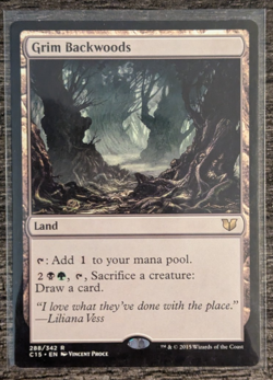 MTG: Grim Backwoods (Commander 2015)(RARE) - Image 1
