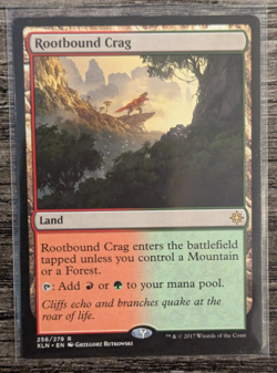 MTG: Rootbound Crag (Ixalan)(RARE) - Image 1