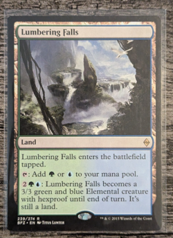 MTG: Lumbering Falls (Battle for Zendikar)(RARE) - Image 1