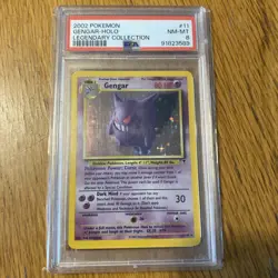 2002 POKEMON LEGENDARY COLLECTION #11 GENGAR-HOLO PSA 8 - Image 1