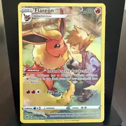 Pokemon TCG - Brilliant Stars Trainer Gallery - Flareon TG01/TG30 - NM - Image 1