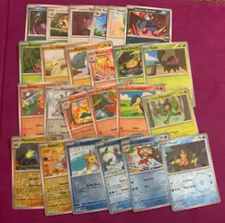 Pokemon Destined Rivals Holo/Reverse Holo Card Bundle - Image 1