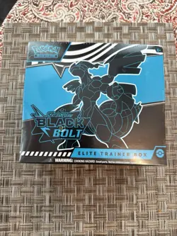 Black Bolt Booster Box Deluxe Sealed English Pokemon SV11B Factory Sealed New - Image 1