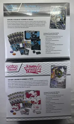 Pokemon Center Black Bolt White Flare Elite Trainer Box ETB Set Of 2 New Sealed - Image 2