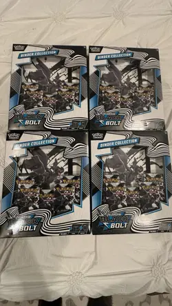 Pokemon Scarlet Violet Black Bolt Binder Collection (4) - Image 1