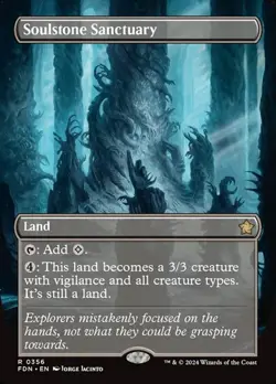 Soulstone Sanctuary (#356) - Extended Art FDN NM MTG - Image 1