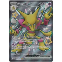 Pokemon Karte - Simsala EX 215/091 - Paldeas Schicksale - Full Art - Deutsch - Image 1
