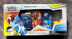 Pokemon - SEALED - Legends of Johto Pin Collection Box - (9 Packs, 3 Pins) - Image 1