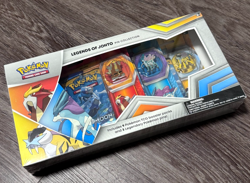 Pokemon - SEALED - Legends of Johto Pin Collection Box - (9 Packs, 3 Pins) - Image 2