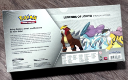 Pokemon - SEALED - Legends of Johto Pin Collection Box - (9 Packs, 3 Pins) - Image 3