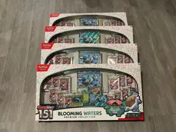 LOT OF 4 Pokemon 151 Blooming Waters Premium Collection SV3.5 1 DAY SHIP - Image 1
